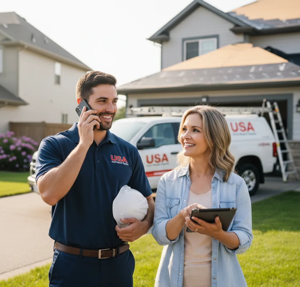USA Roof Repair Experts customer support in Danielson